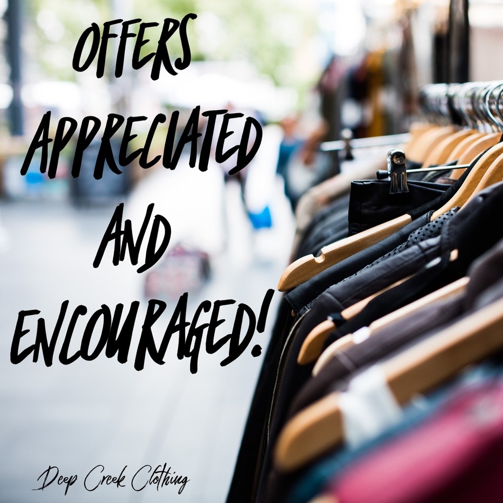 Offers encouraged!